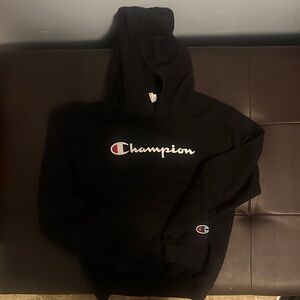 Champion Black Pullover Hoodie